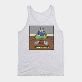 Kitty Litter-ature Tank Top